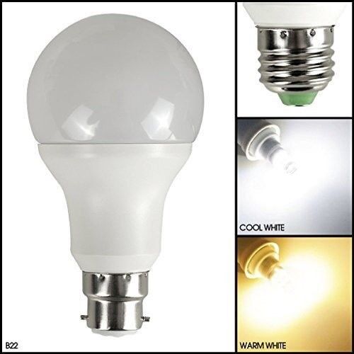7W LED Light Bulb B22 E27 - Automatic Dusk To Dawn Sensor MSC Security Lamp