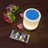 Smart LED Bluetooth Night Light Speaker 5W Wireless Hanging Travel Lamp Portable