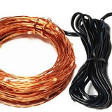 100 LED Fairy Lights Warm White String -  USB Copper Cable 10M MSC UK