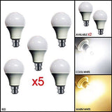 B22 LED Light Bulb Bayonet Daylight White 3 Watt 300 Lumen Eco Friendly Lamp