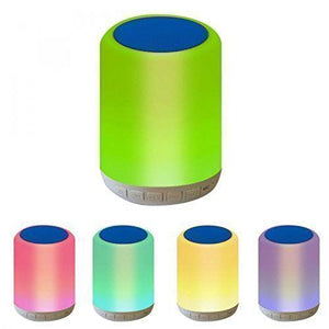 Smart LED Bluetooth Night Light Speaker 5W Wireless Hanging Travel Lamp Portable