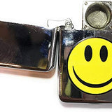 MSC - Emoji Metal Smoking Pipe, Discreet Stealth Happy face Tobacco Metal Smoking Pipes + 5 Steel Pipe Screens (1 Pack)
